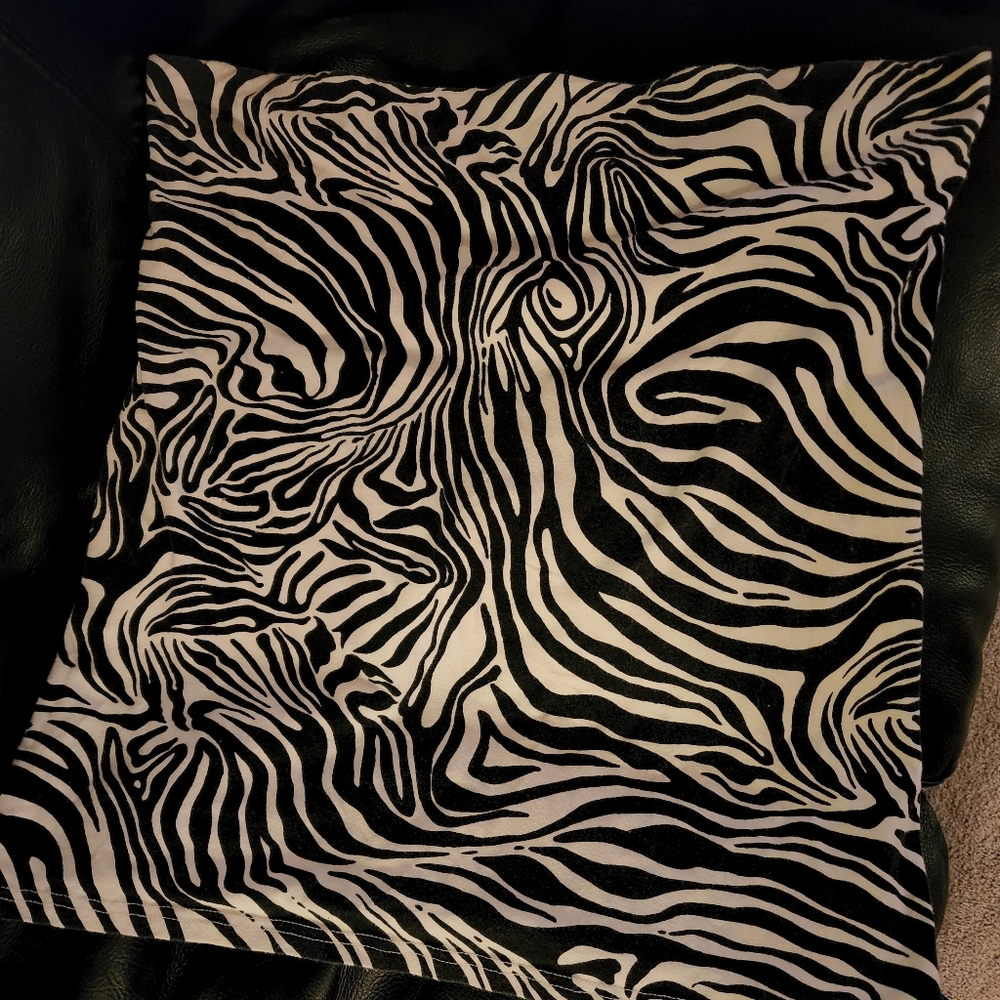 Zebra Print Tube Top (minor flaw)